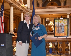 Lt. Governor Sue Ellspermann and I